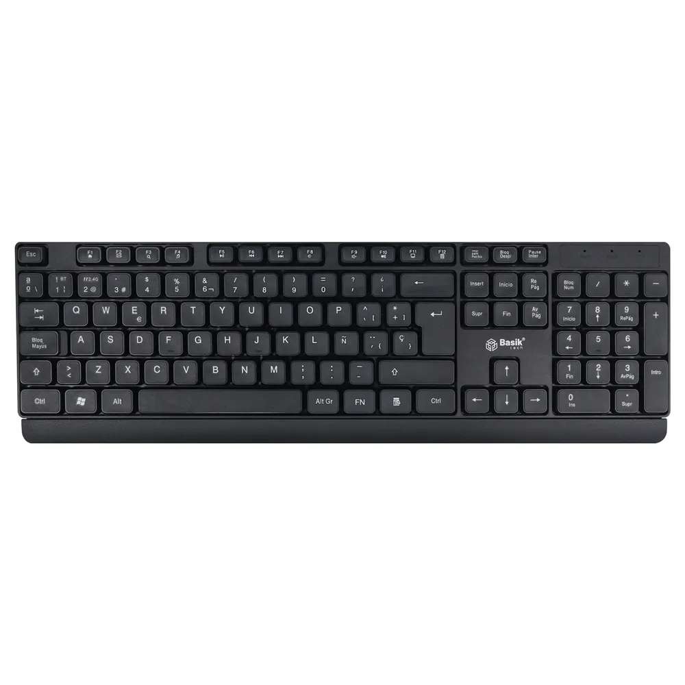 Teclado inalambrico bt+2.4