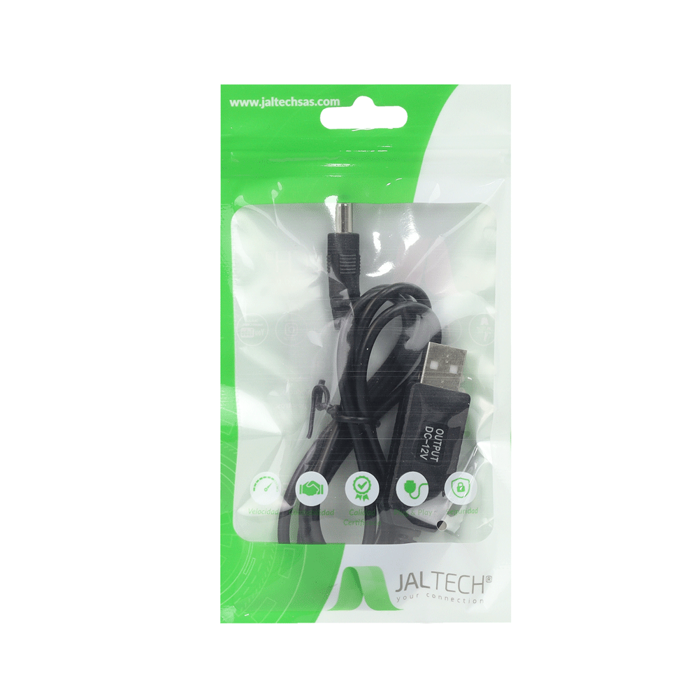 Cable Usb A Dc 5.5X2.1 12V 2