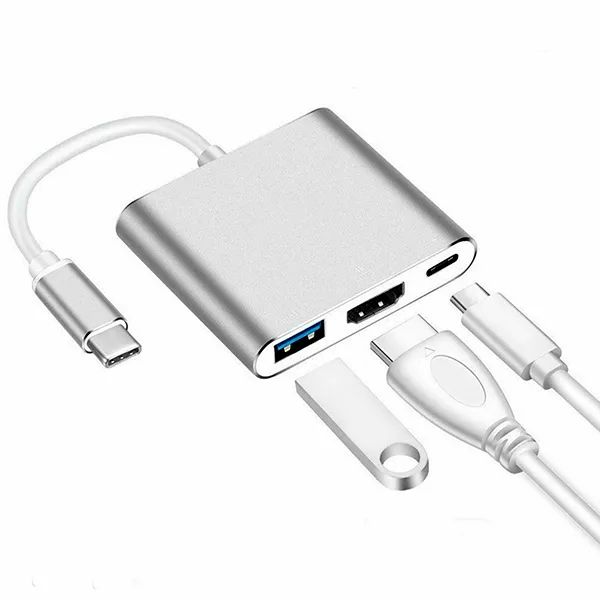 Cable Adaptador Tipo C 3 En 1