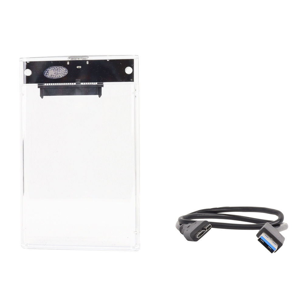 Caja Sata 2.5 Plg Usb 3.0 Transparente 2