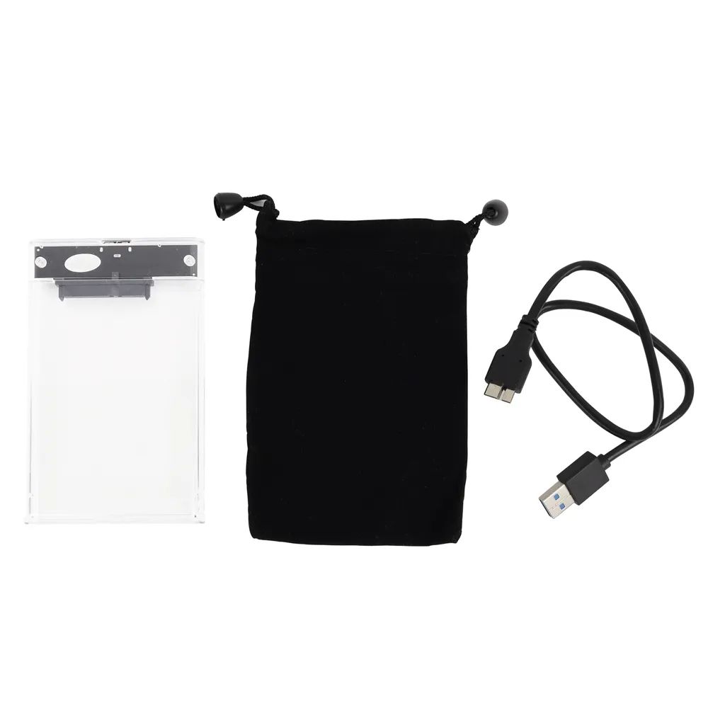 Caja Sata 2.5 Plg Usb 3.0 Transparente 4
