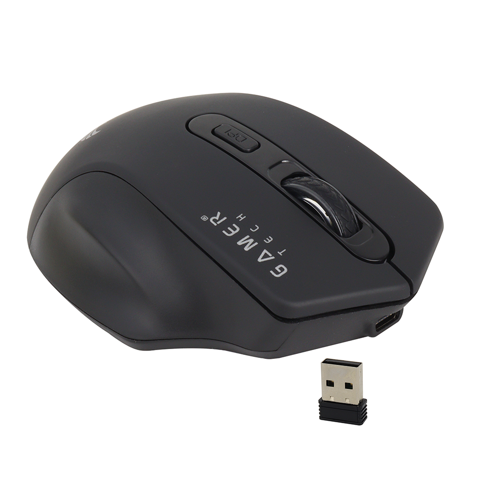 Mouse Inalámbrico 2.4 Negro 2