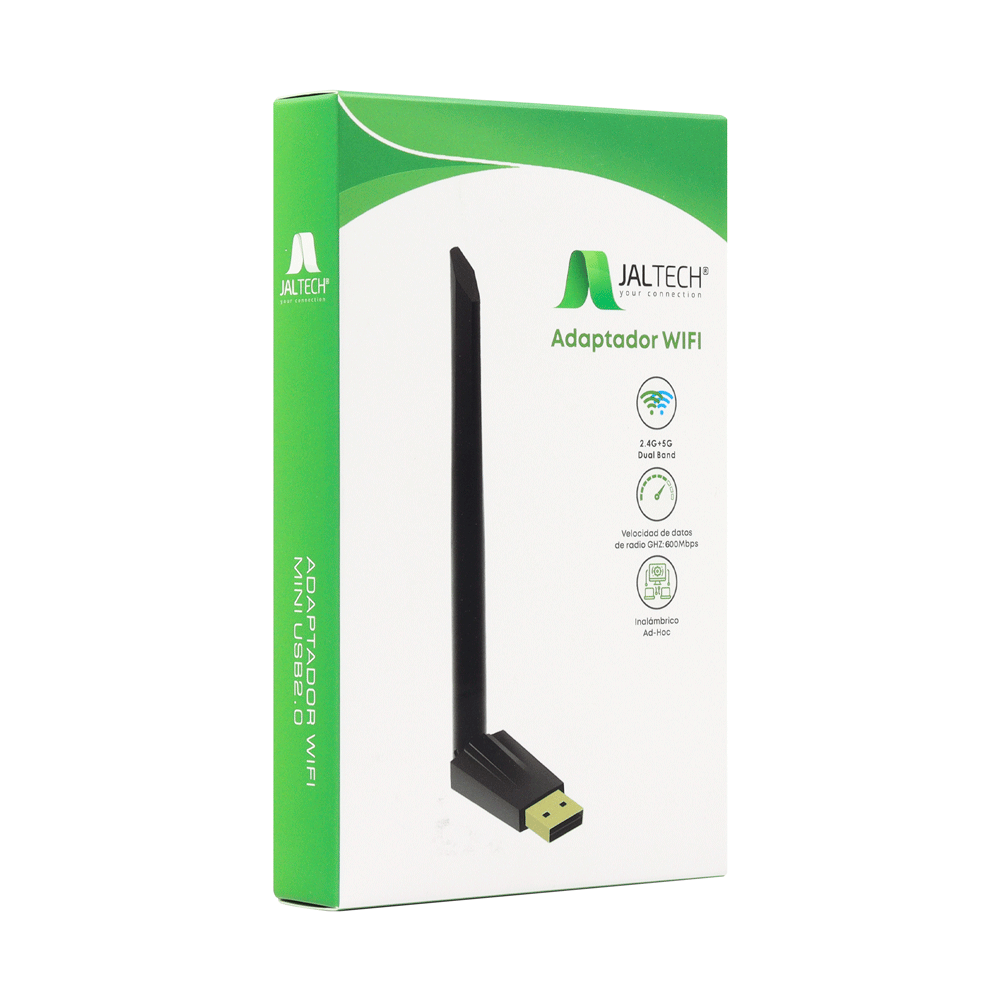 Adaptador Wifi Antena Fija 600M 2