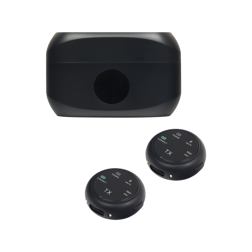 Micrófonos Dual Tx Clip 2.4G 2