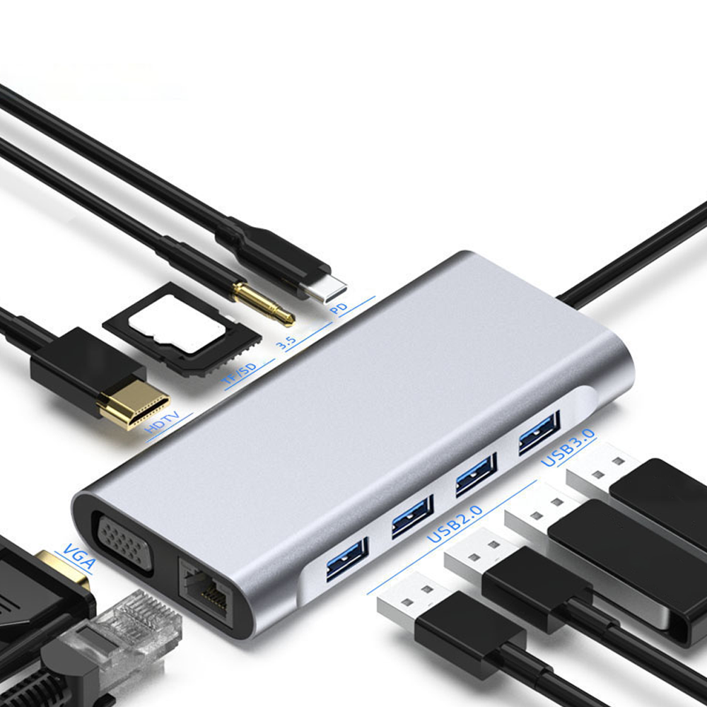 Hub Usb Tipo C 11 En 1 Hdtv - Ap26 2