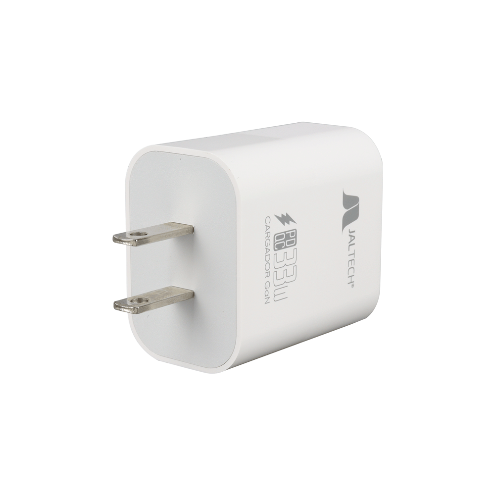 Convertidor Gan 33W Qc 3.0 Con Cable Tipo C Jal-T47