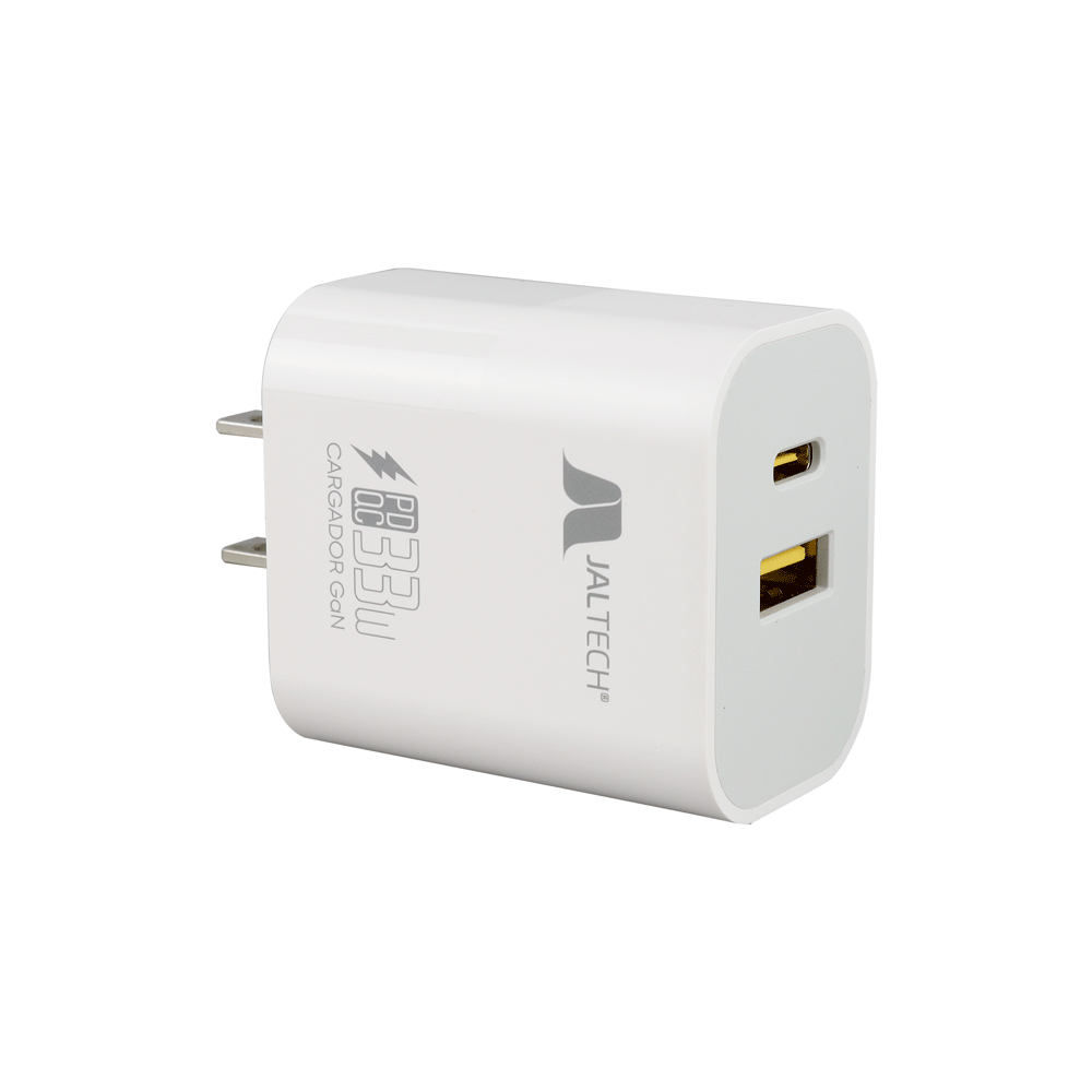 Convertidor Gan 33W Qc 3.0 Con Cable Tipo C Jal-T47 2