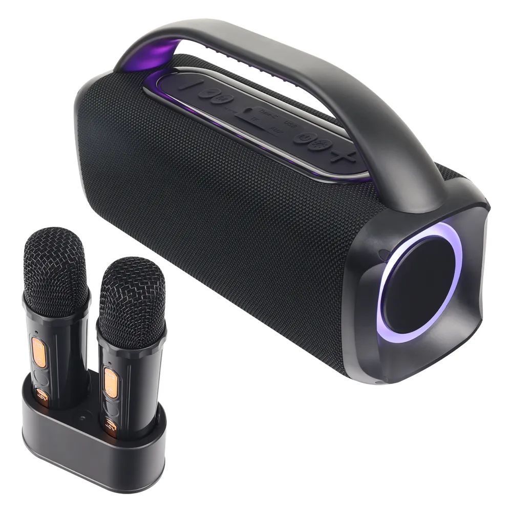 Speaker Bt Boombox + Mics - X993K