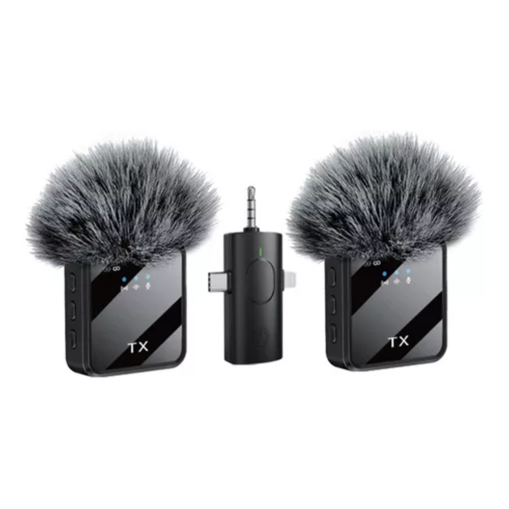 Microfono Tx Peludo 3 En 1 Set X2 - F11