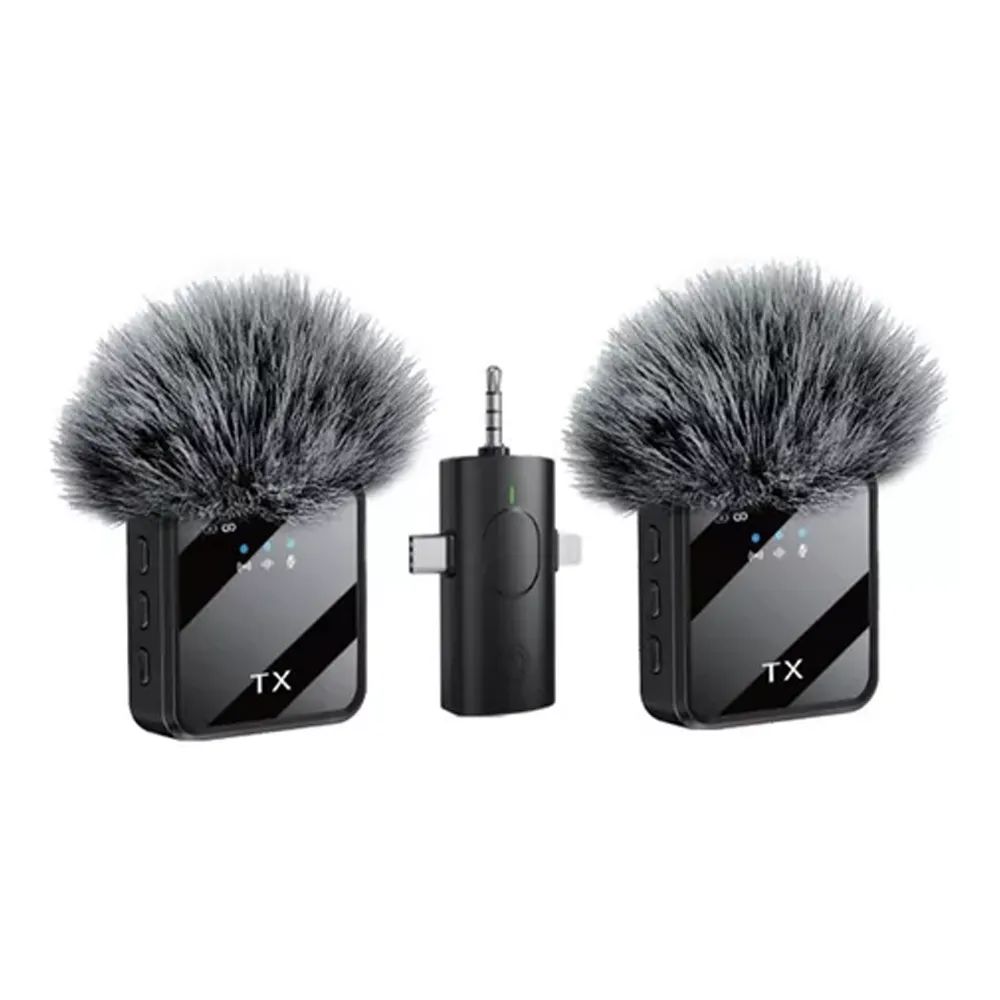Microfono Tx Peludo 3 En 1 Set X2 - F11 2