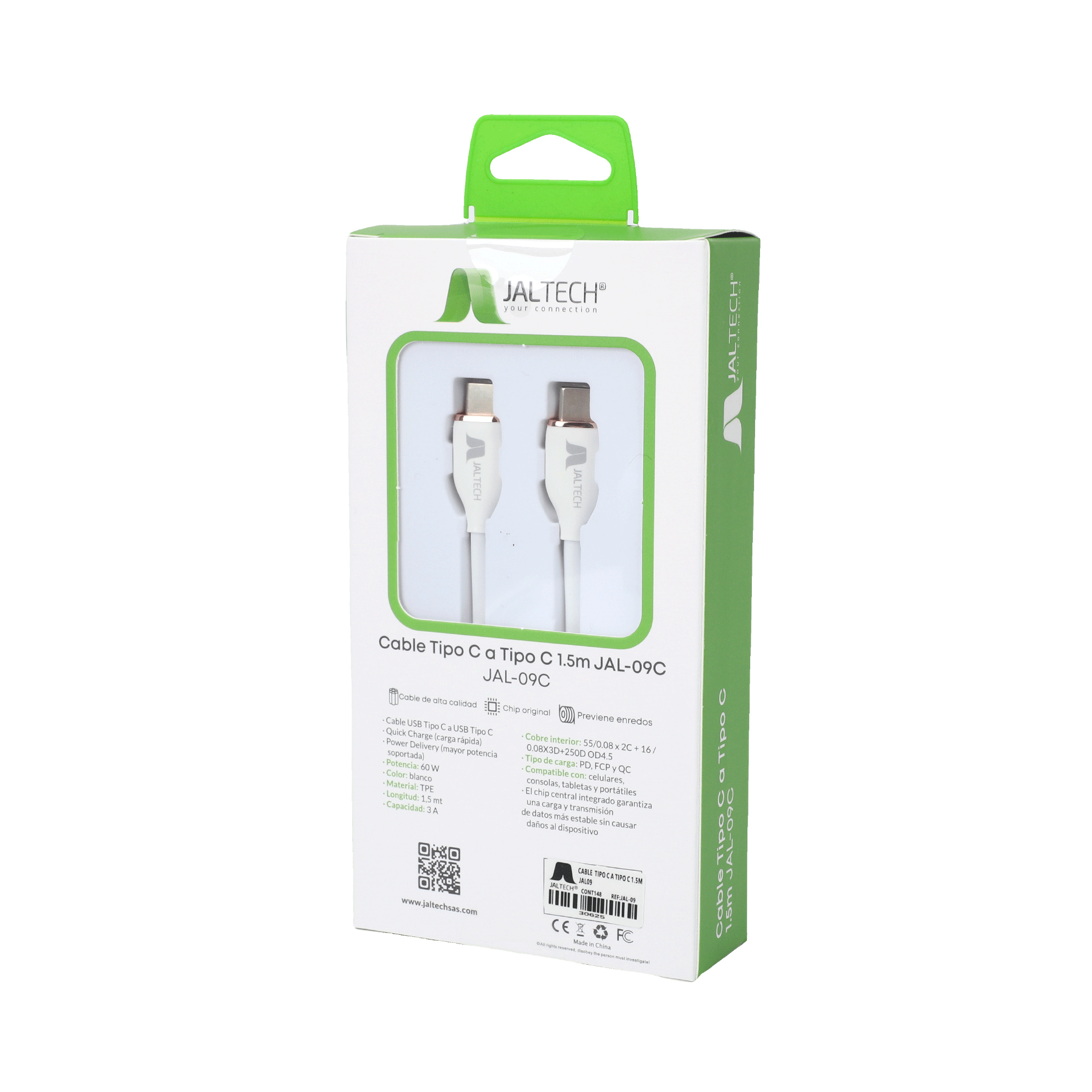 Cable Tipo C A Tipo C 1M Jal-09C 3
