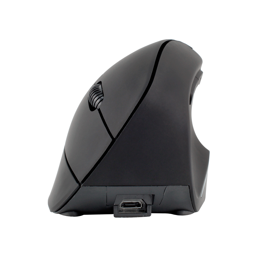 Mouse Vertical Inalam. Recargable Black 3