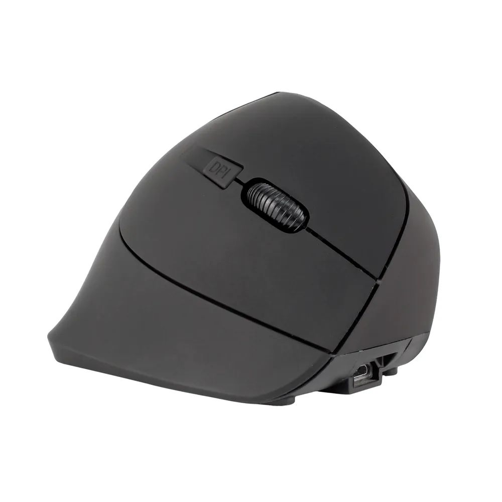 Mouse Vertical Inalam. Recargable Black 4