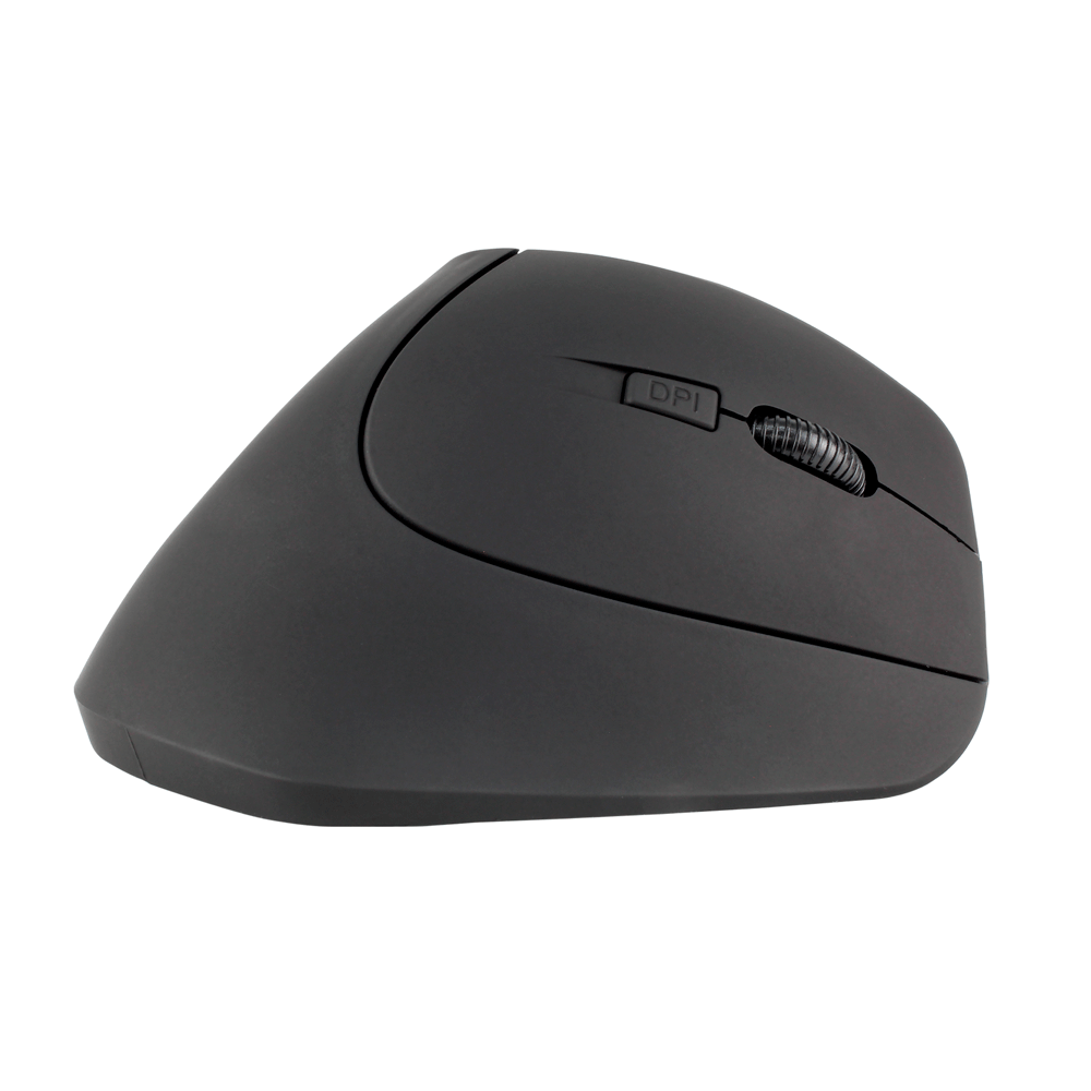 Mouse Vertical Inalam. Recargable Black 2
