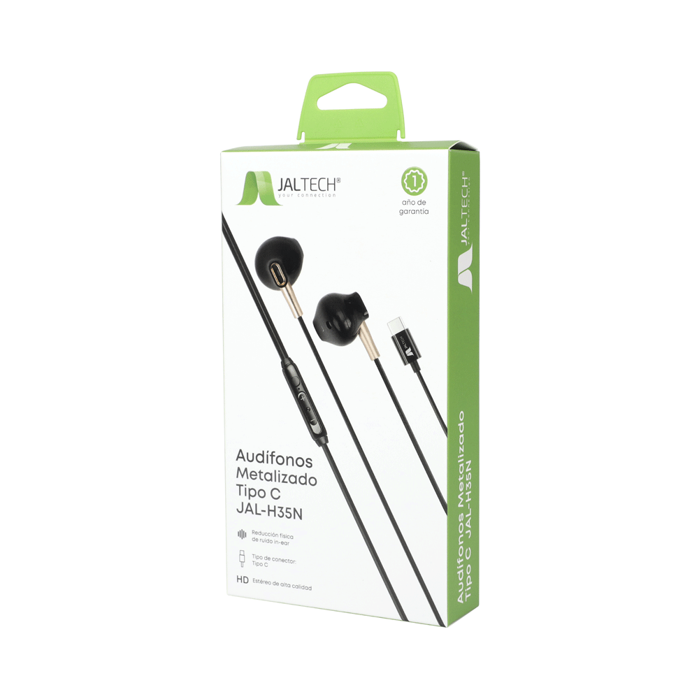 Audifonos Metalizado Tipo C Jal-H35N 3
