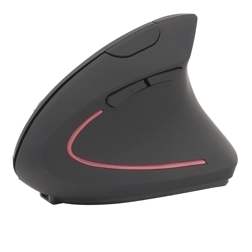 Mouse Vertical Inalam. Recargable Led 3