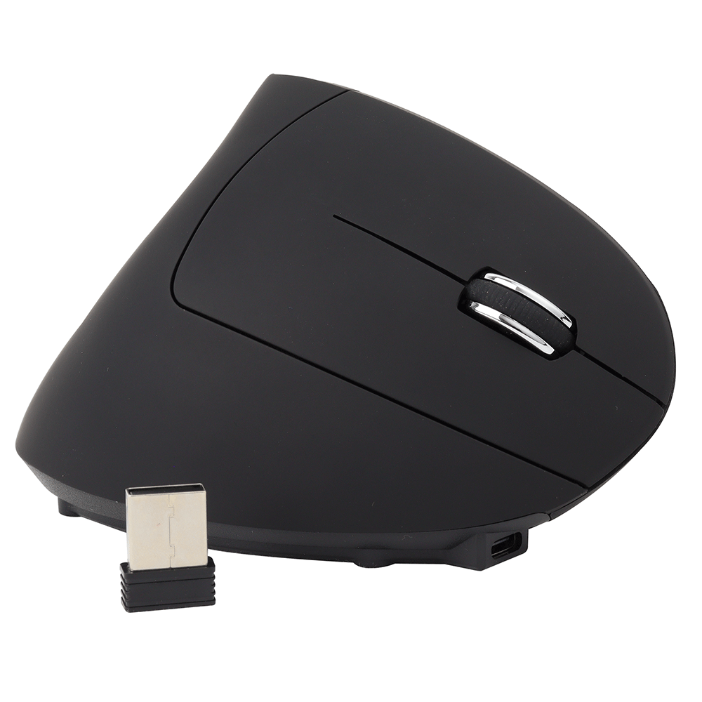 Mouse Vertical Inalam. Recargable Led
