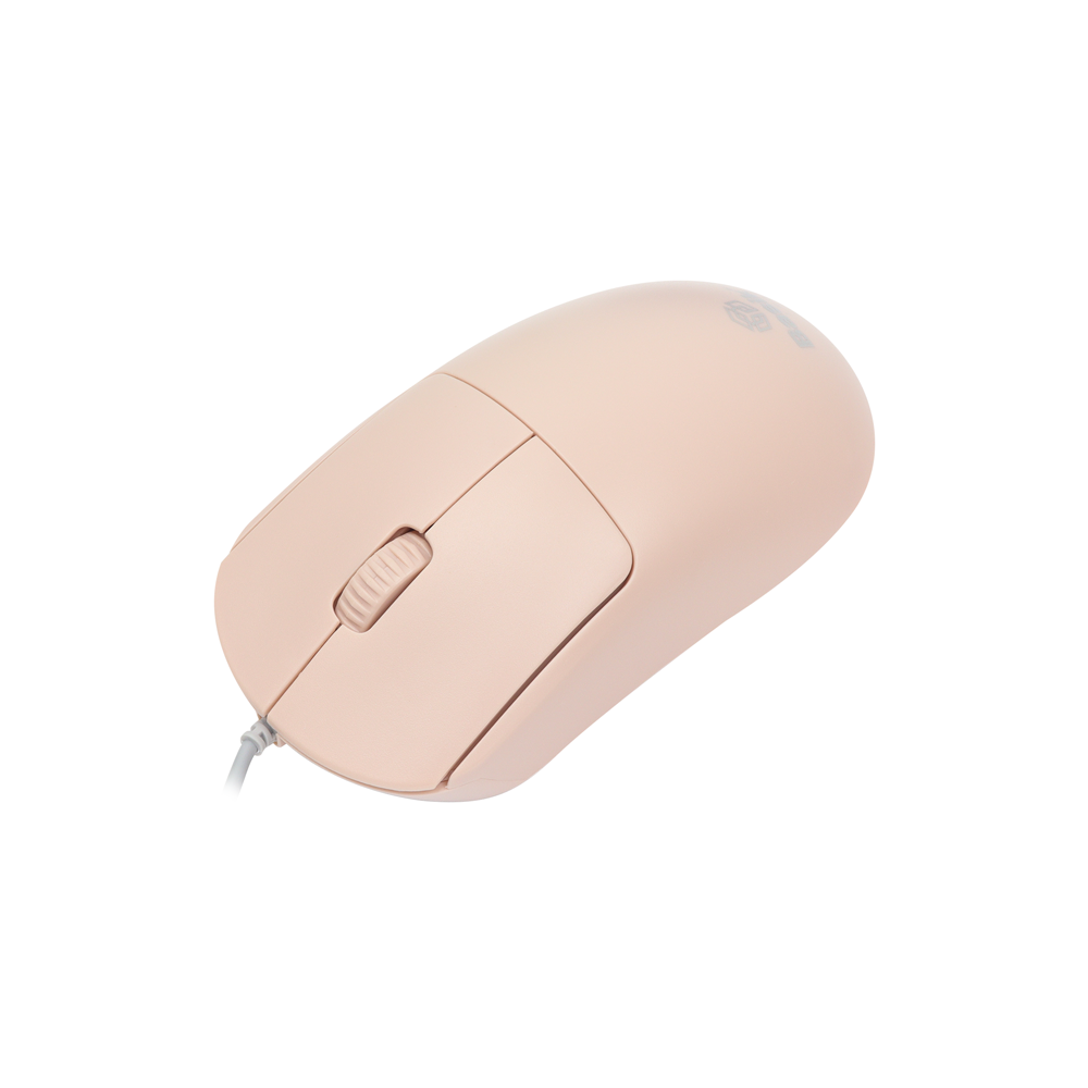 Mouse Usb Basik Tech Rosado 3