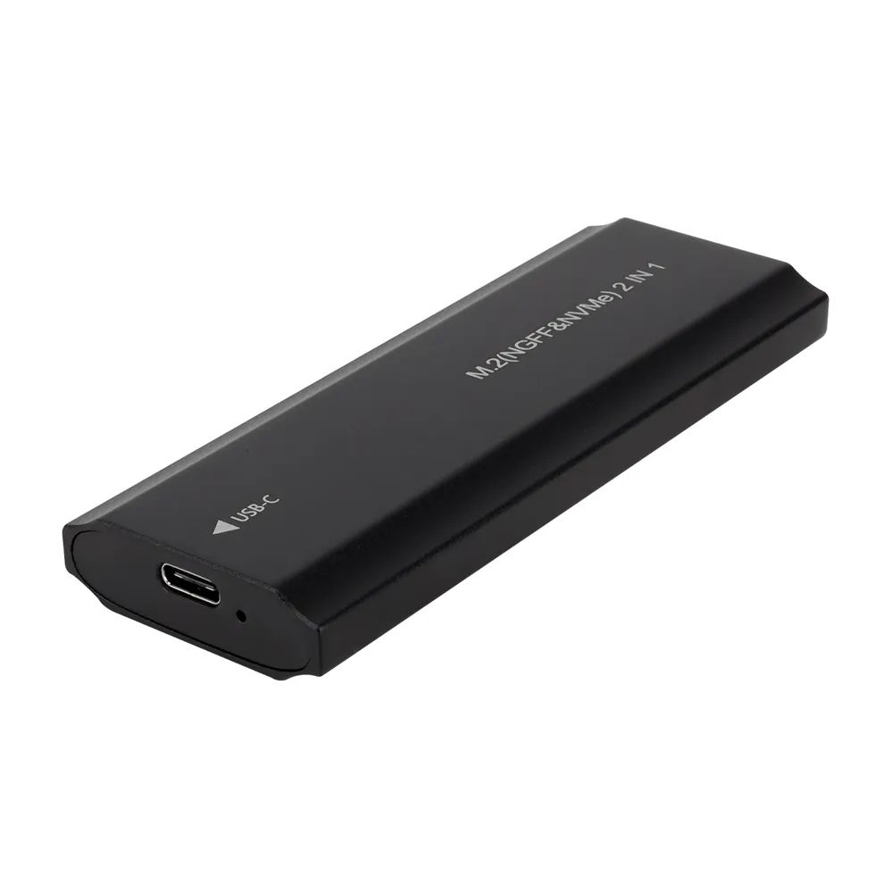 Caja Disco Ssd 2 En 1 M2 Tipo C 3.1 10Gbps 4