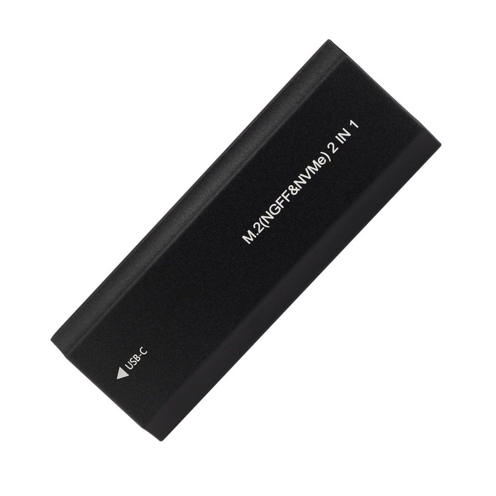 Caja Disco Ssd 2 En 1 M2 Tipo C 3.1 10Gbps 2
