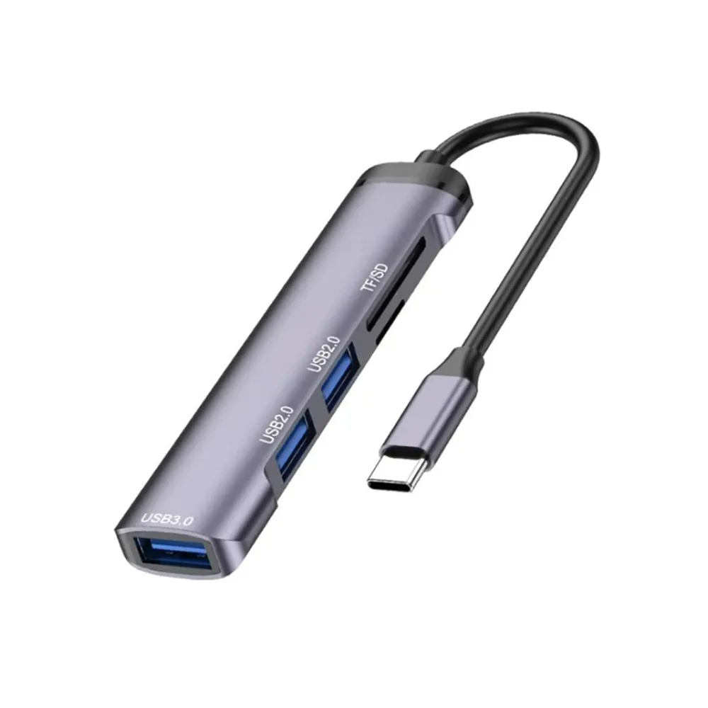Hub Tipo C 5 En 1 Card Hub - T-505 4