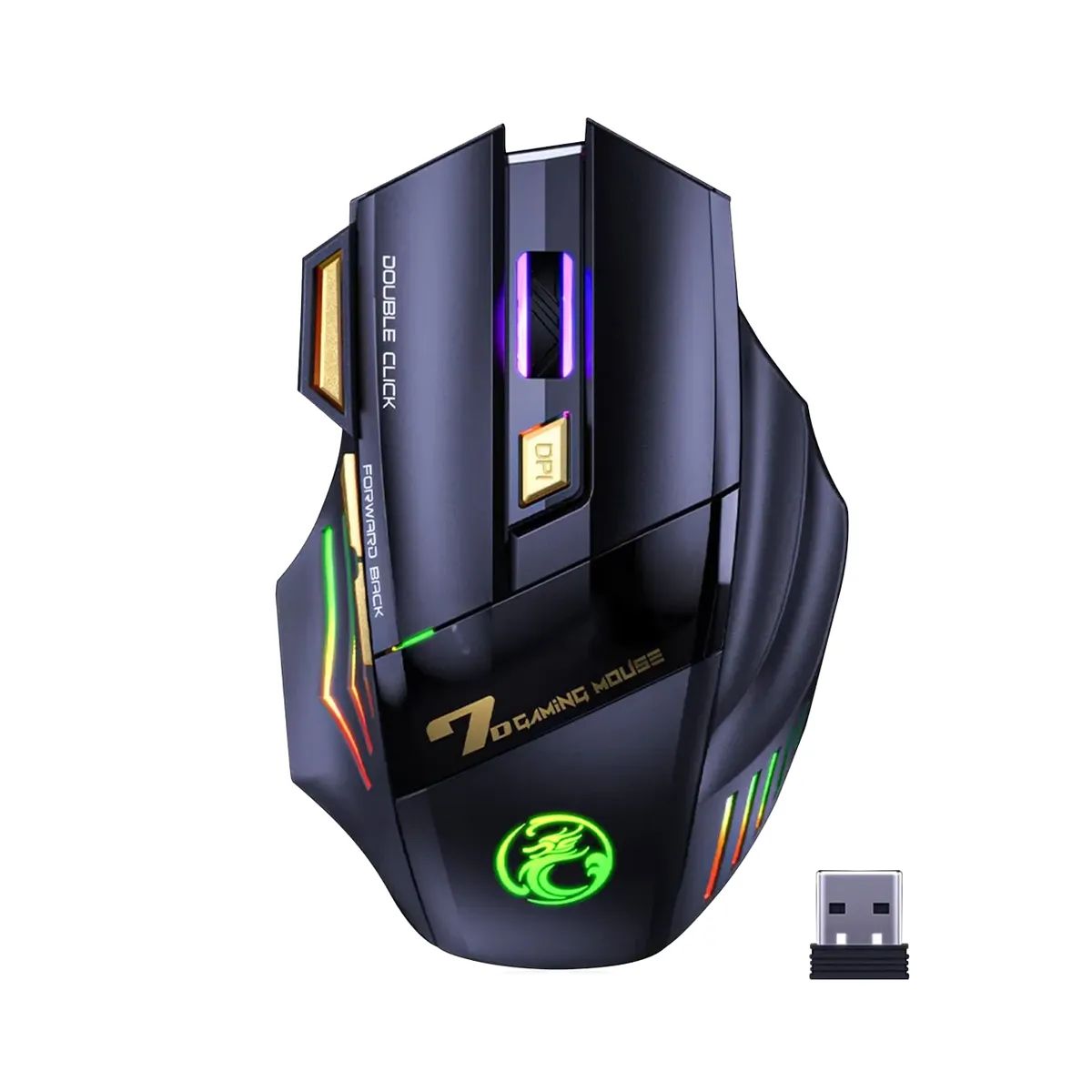 Mouse Gamer Led Bt/2.4 G X7
