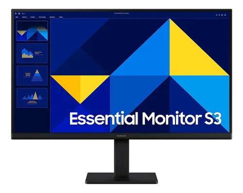 Monitor samsung essential s3 s30gd de 24” en color negro