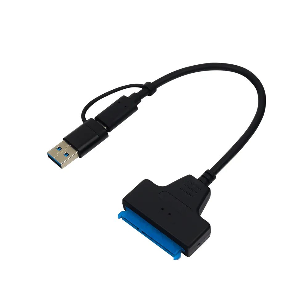 Cable Usb + Tipo C 3.0 A Sata 2.5Plg 4