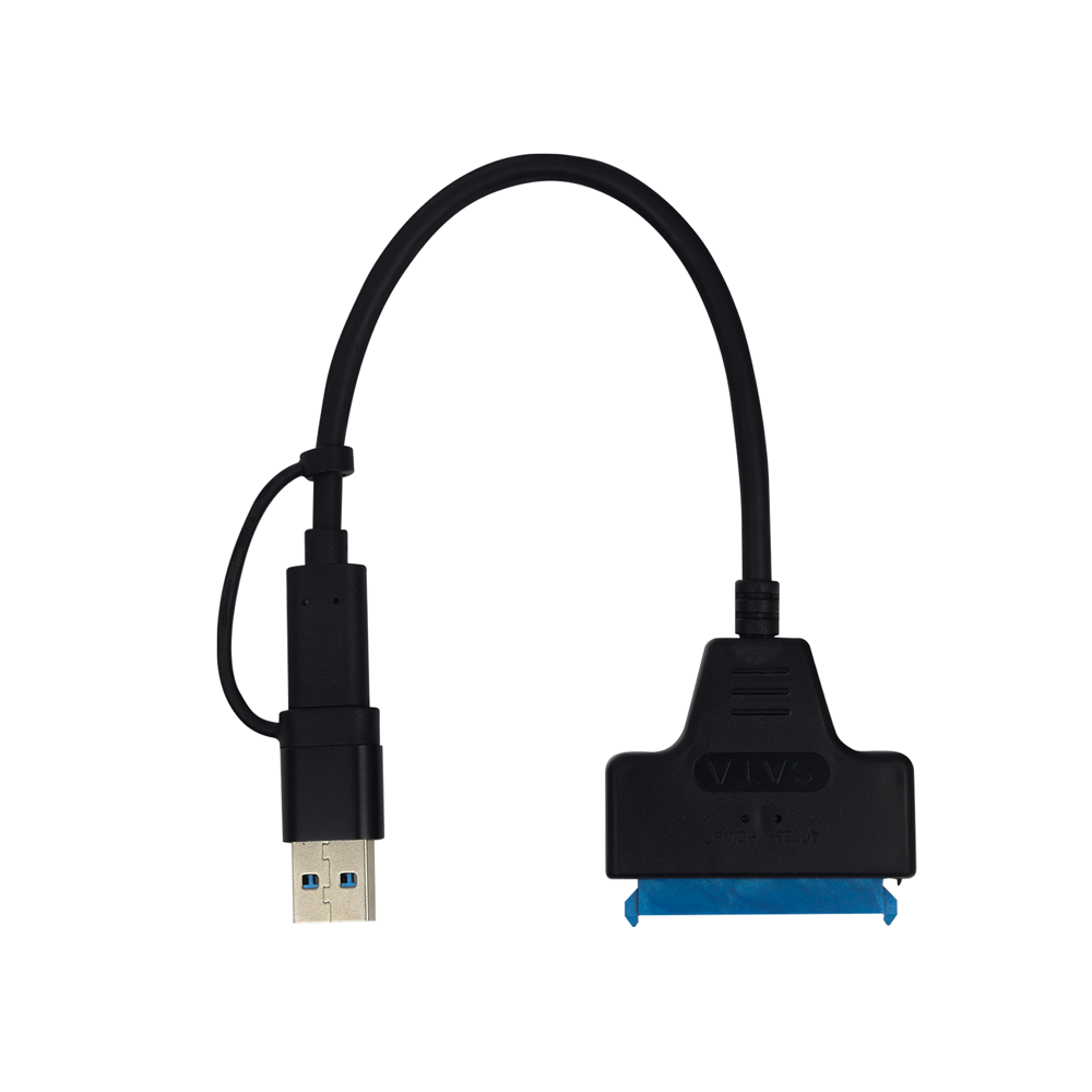 Cable Usb + Tipo C 3.0 A Sata 2.5Plg 3