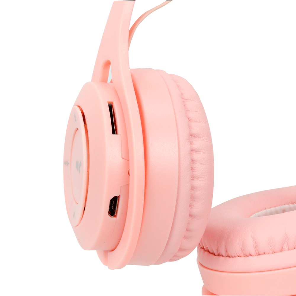 Audífonos Bluetooth Pink Y08 3