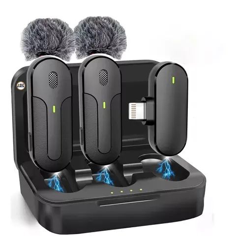 Set Microfonos X 2 + Dock De Carga - K83 2