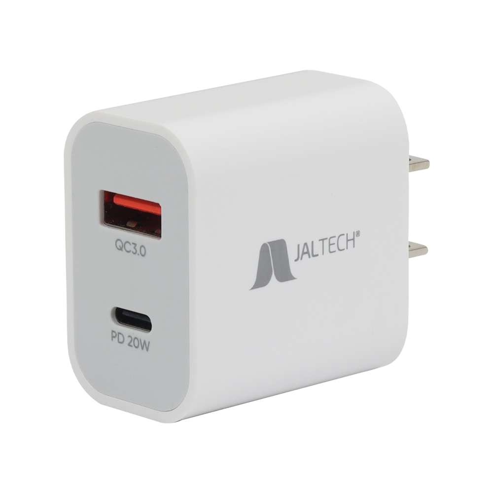 Convertidor Usb Y Tipo C De Pared 20W Qc