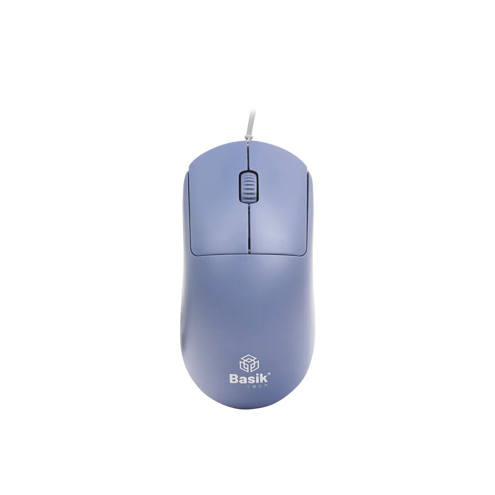 Mouse Usb Basik Tech Azul 4