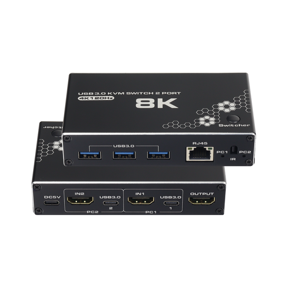 Switch Kvm 4K Usb 3.0 X3