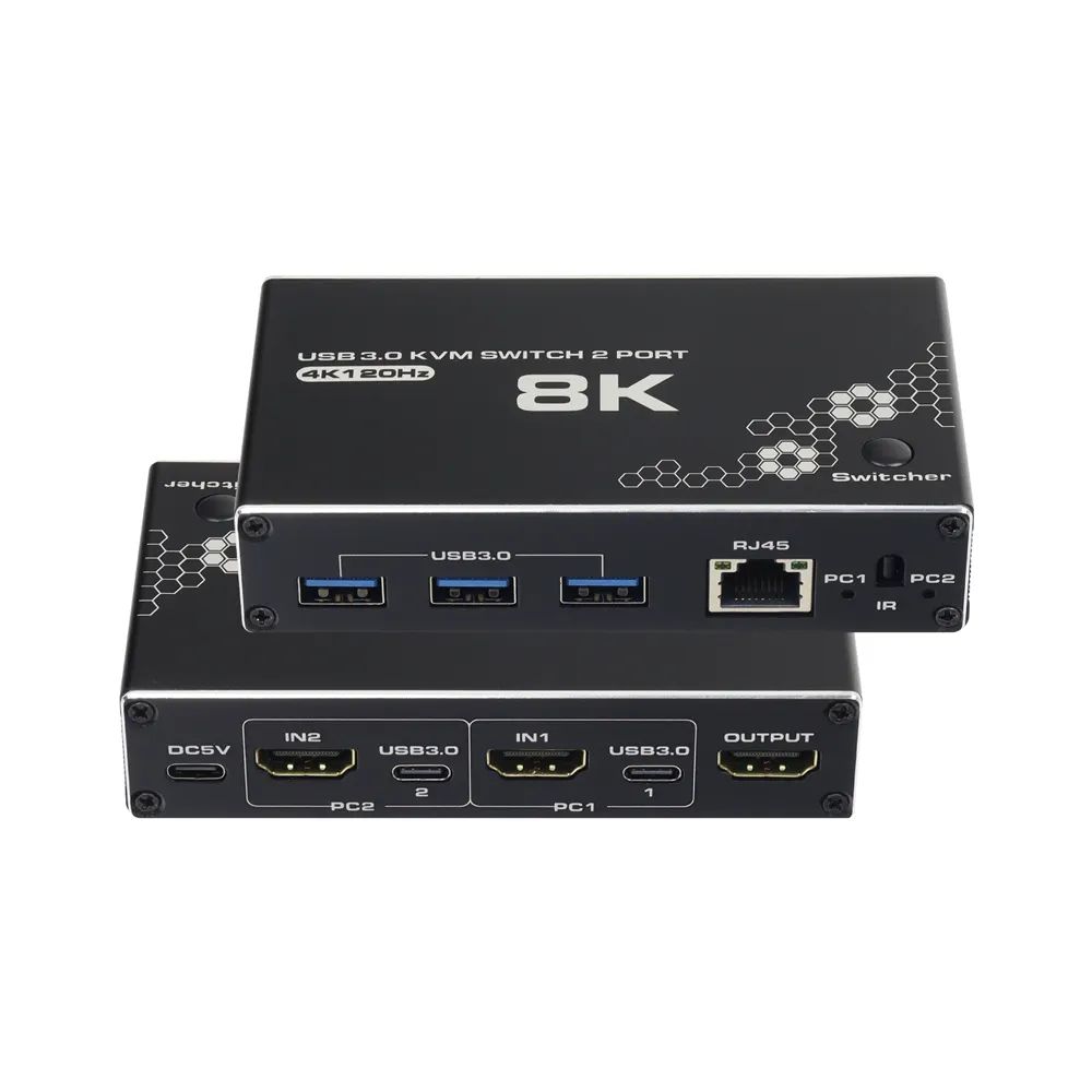Switch Kvm 4K Usb 3.0 X3