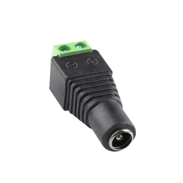 Conector plug para cctv hembra x50