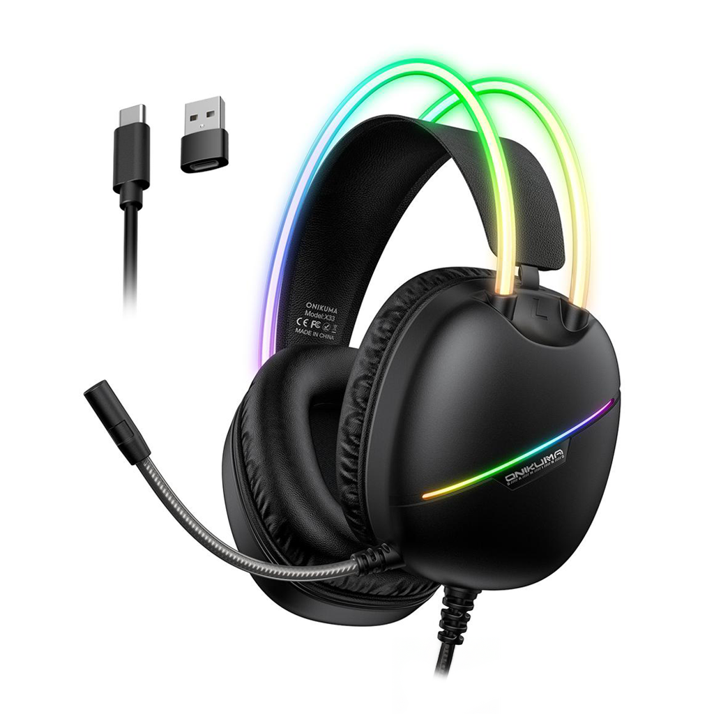 Diadema Tipo C Gamer Rgb