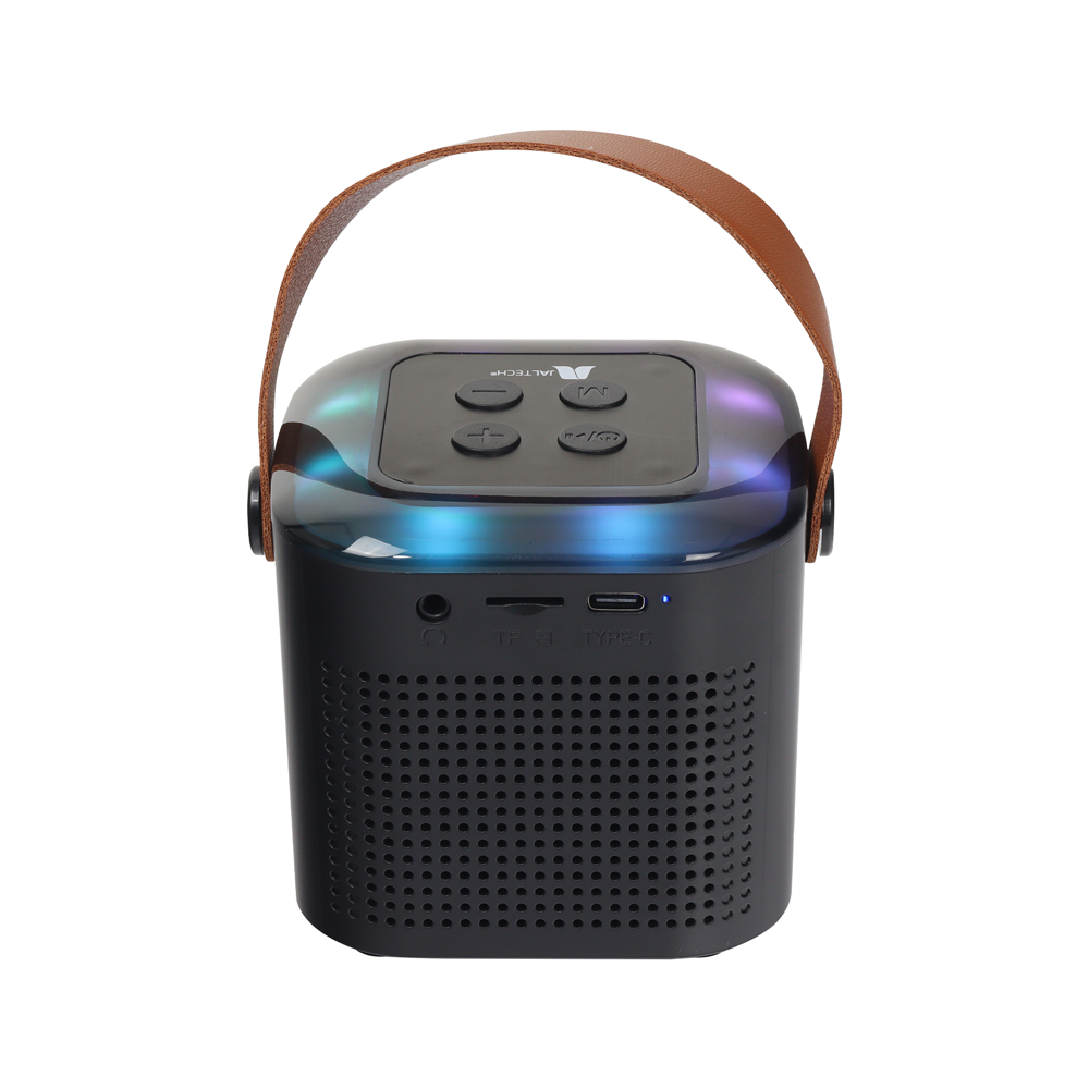 Mini Karaoke Rgb 2 Mics Negro 2