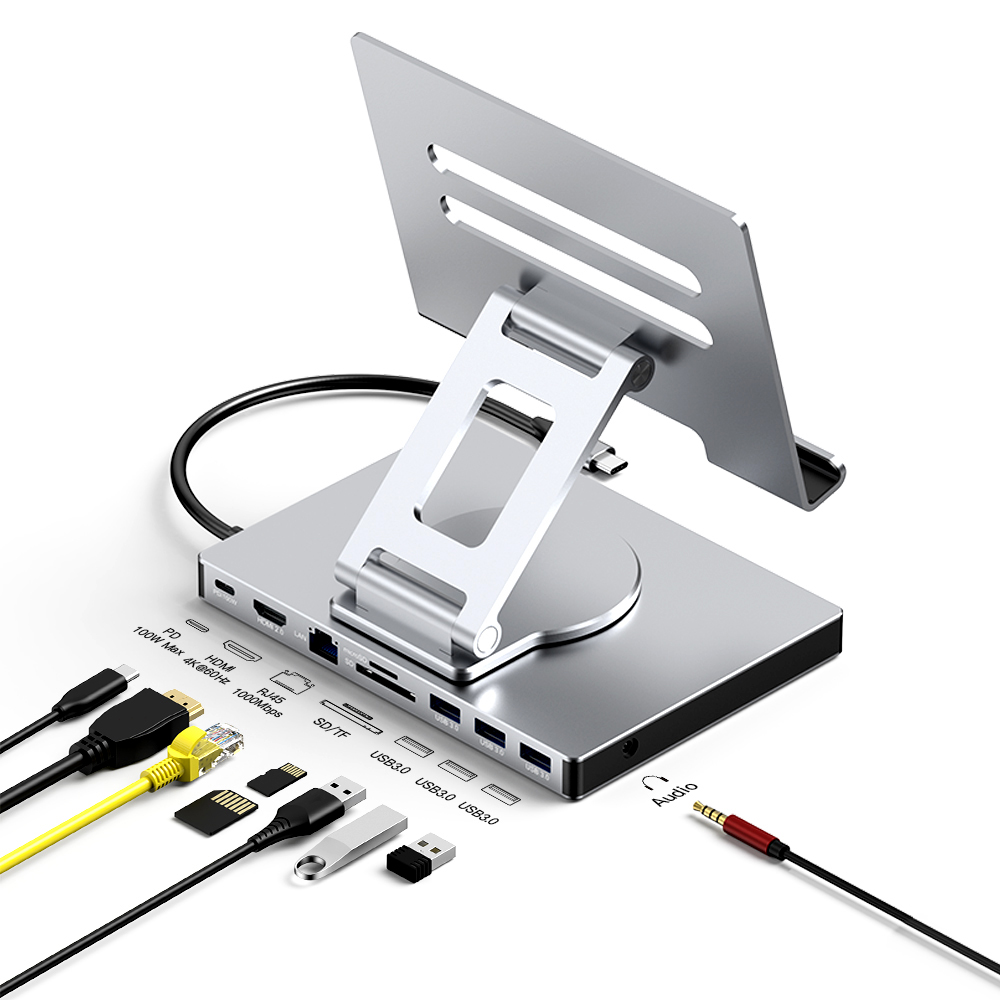 Stand Docking Station 7 En 1 Tipo C 3