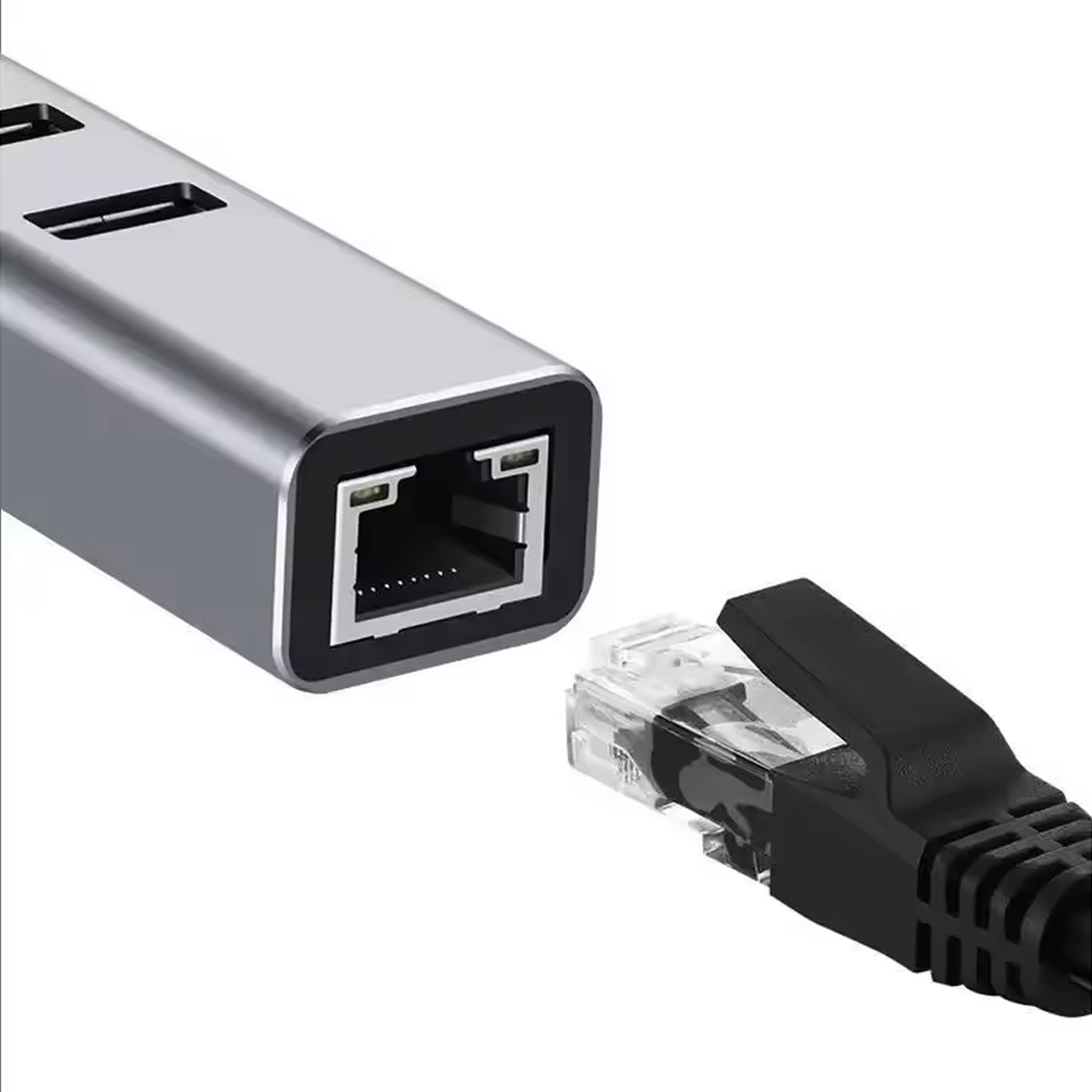 Hub Tipo C 2 En 1 2.0 + Rj45 100M - Sl-036 2